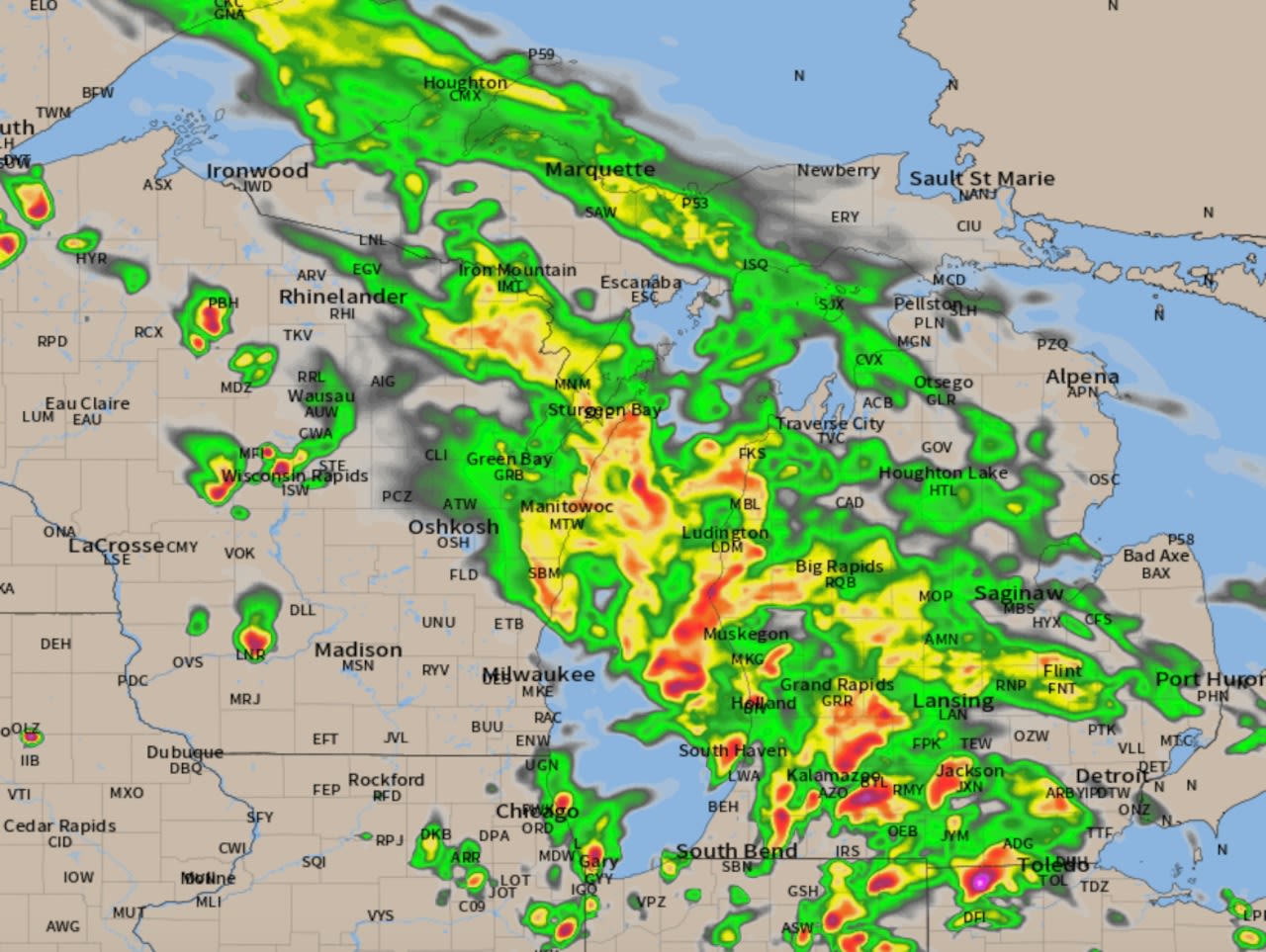 Tornado risk increased for Michigan, models show robust storms Tuesday afternoon