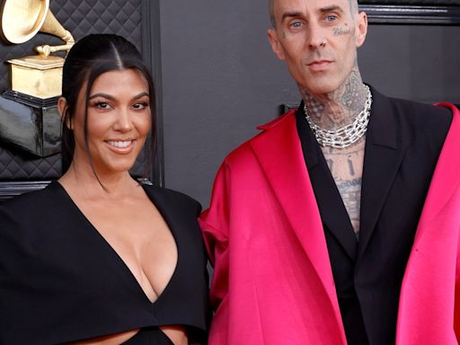 Travis Barker Proves Rocky Is Growing Fast in Kourtney Kardashian Pic