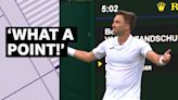 Wimbledon: Liam Broady's 'sensational' shot against van de Zandschulp