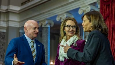 Mark Kelly now heavy favorite to be Harris’ running mate as he blasts JD Vance on Ukraine