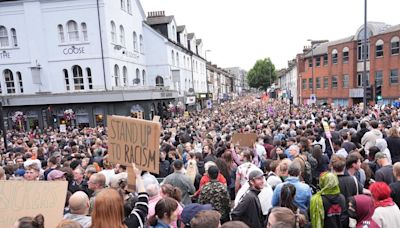 Night of Far-Right Violence Averted in U.K. as Counterprotesters Take to Streets