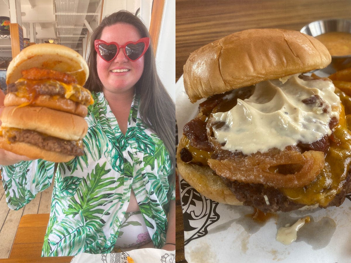 I visited the Guy Fieri restaurant that's on every Carnival cruise, and it was a far cry from an average fast-food joint