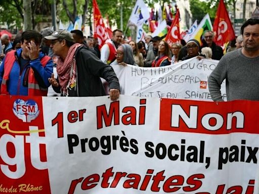 Manifestaciones del 1° de mayo en Francia: diversas reivindicaciones de sindicatos y activistas