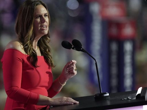 Sarah Huckabee Sanders swipes at Jill Biden in RNC speech