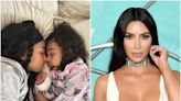 Kim Kardashian shares sweet photo of North and Chicago sleeping nose-to-nose