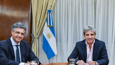 Cumbre entre Jorge Macri y Luis Caputo para negociar cómo se paga la deuda de Nación a Ciudad por la coparticipación