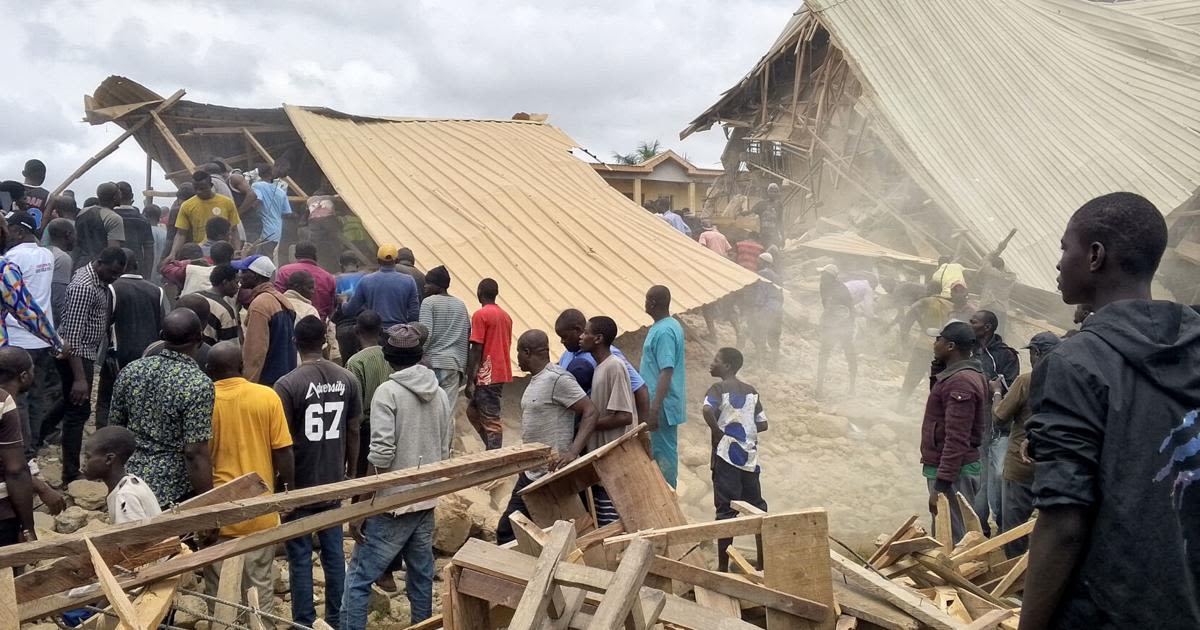 Several students killed, over 100 trapped after a school collapse in northern Nigeria