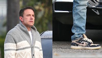 Ben Affleck Brings Rare Travis Scott Nike SB Dunk Shoes Back While Out in Los Angeles