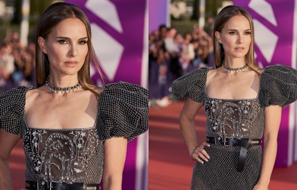 Natalie Portman Dazzles in Medieval-inspired Sheer Dior Dress at Deauville American Film Festival Awards Ceremony