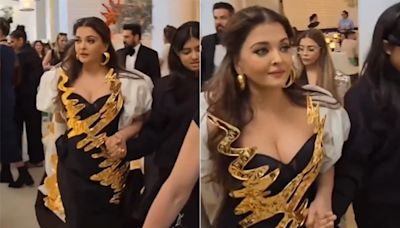 Cannes 2024: Just Aishwarya Rai Bachchan And Daughter Aaradhya Walking Hand-In-Hand (Off The Red Carpet)