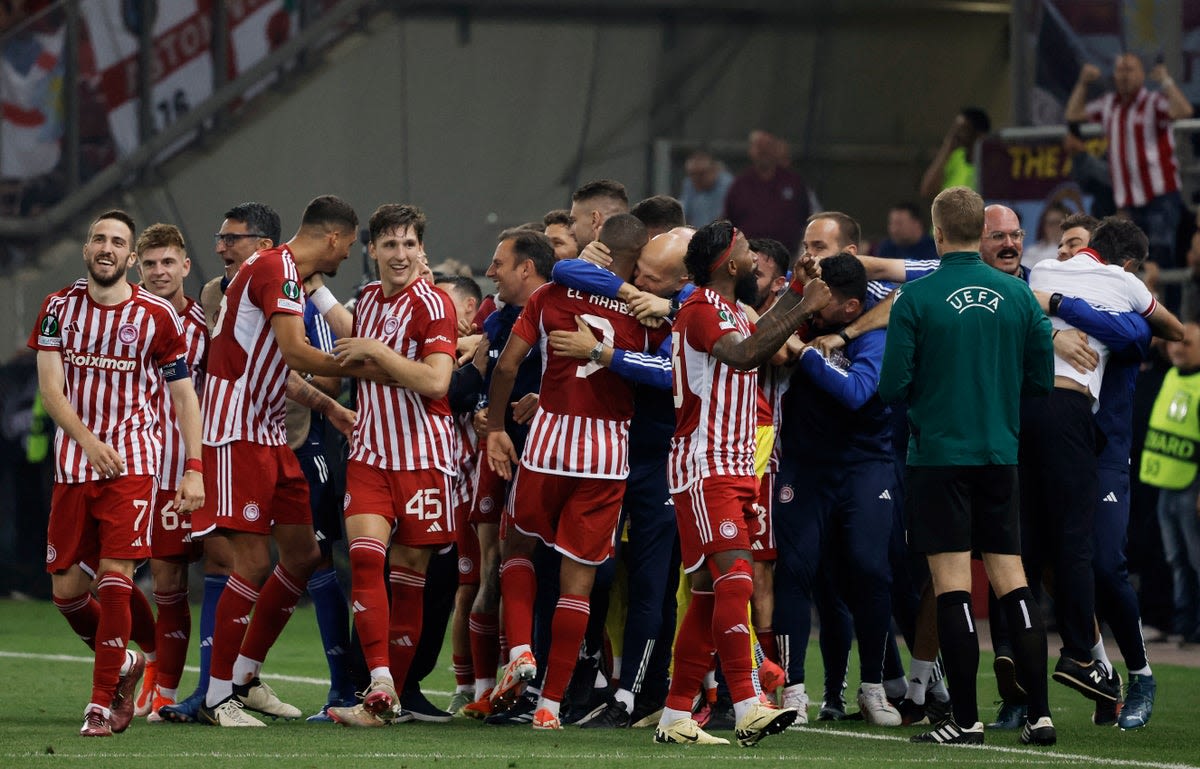 Olympiacos v Aston Villa LIVE: Europa Conference League result and final score as Ayoub El Kaabi strikes twice