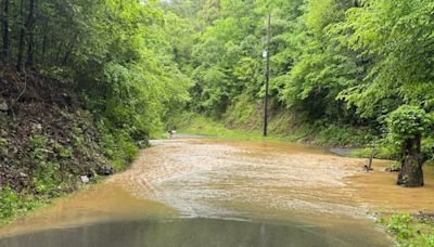 Multiple roads shut down in Sevier County after severe weather