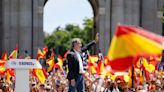 Masiva marcha del Partido Popular en Madrid contra la amnistía a los independentistas catalanes