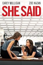 She Said Poster | Own it on Digital, Blu-ray & DVD