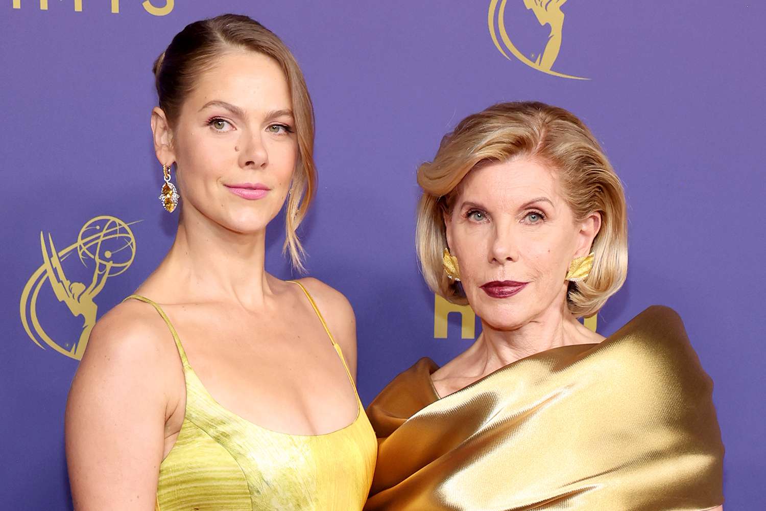 Christine Baranski, 72, and Daughter Lily, 37, Matched in Gold Gowns for Rare Outing at Emmys 2024