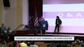 Tensions flare at AOC town hall in Parkchester