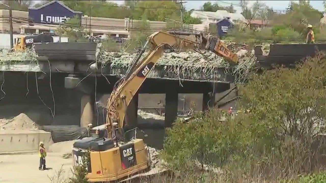 I-95 in Norwalk still closed as bridge demolition begins: See alert map