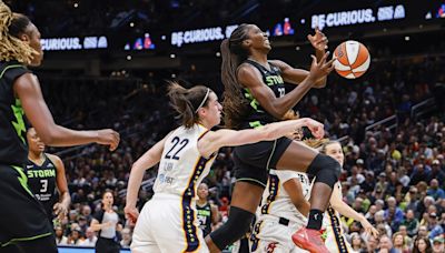 Jewell Loyd scores a season-high 34 points as Storm cool off Caitlin Clark and Fever 89-77