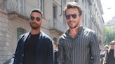 Bridgerton 's Regé Jean-Page and Jonathan Bailey Have 'the Best, Most Stylish, Catchup' in Milan
