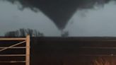 Watch: Severe thunderstorm produces confirmed tornado in northern Kansas