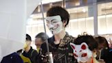 反中共旅日中國人東京紀念六四 多人帶面具 (圖)