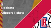 Rockets vs. Clippers Tickets Available – Sunday, April 14