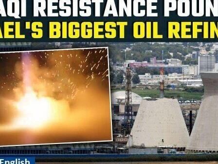 Israel's Biggest Oil Refinery Attacked: Iraqi Resistance Hit Haifa; Ports, IDF Bulldozers Bombed