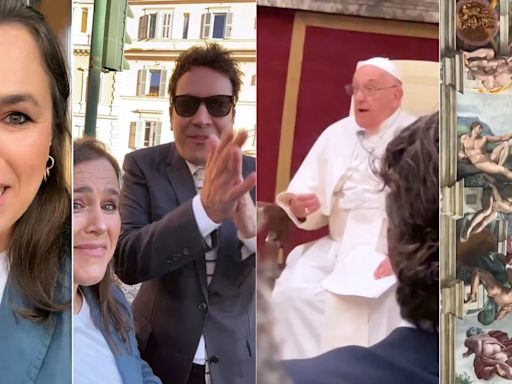 Malena Guinzburg: la previa en el Vaticano, su encuentro con celebridades de Hollywood, el mano a mano con el Papa Francisco y el regalo que le llevó de Argentina