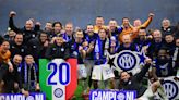 Inter win 20th Serie A title after bad-tempered derby victory over rivals AC Milan