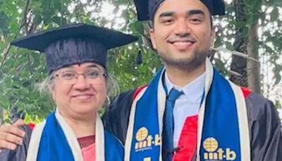 Meet The Mother-son Duo Who Graduated Together From IIIT Bangalore - News18