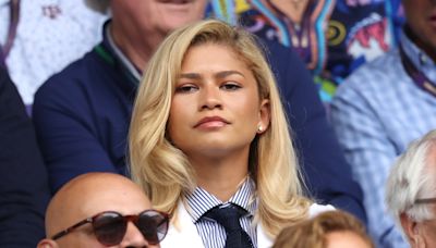 Zendaya suits up for Wimbledon in preppy style