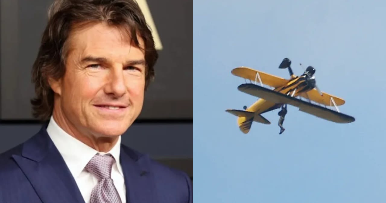 'Mission: Impossible 8': Tom Cruise hangs from an upside-down plane in viral set photos; Seen yet?