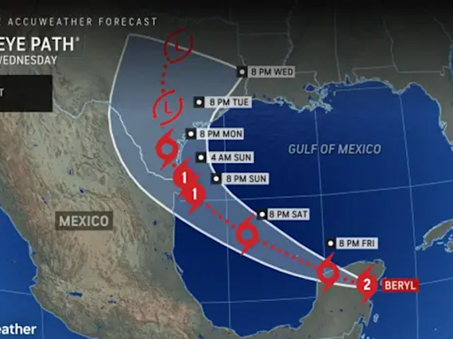 Mapped: Hurricane Beryl makes landfall in Mexico as Category 2 storm