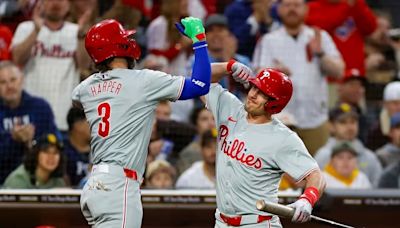 Five different Phillies’ hit home runs in 9-3 rout of San Diego Padres