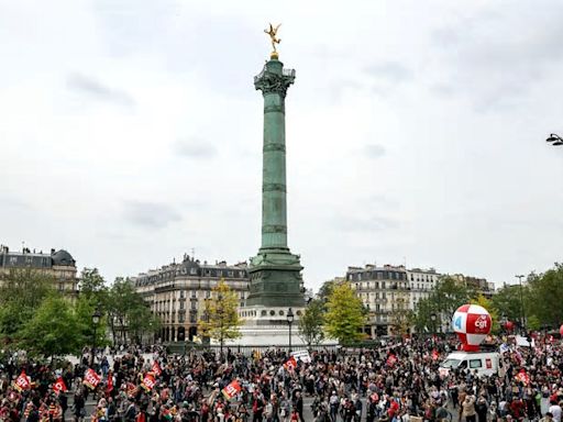 France shows its anger on May Day ahead of Paris Olympics