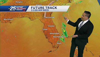 Scattered storms to start Wednesday morning across South Florida