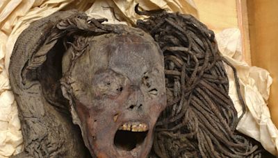 Researchers uncover new details in 'screaming woman' mummy buried 2,500 years ago