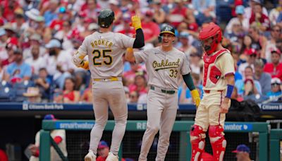 Oakland A's hit 8 home runs in scorching 18-3 win over Philadelphia Phillies
