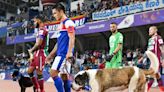 ISL 2023-24: Bengaluru FC, Mohun Bagan walk out with rescued dogs to raise awareness on pet adoptions