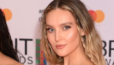 Perrie Edwards' gold chainmail naked dress totally nails the '70s pop icon look