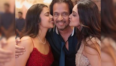 Viral: Aishwarya Kisses Father Arjun Sarja In This Adorable Pic From Her Sangeet Ceremony