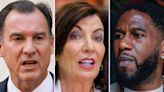 N.Y. Gov. Hochul faces off against Suozzi and Williams in first three-way Dem primary debate