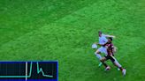 Lukaku's goal was ruled out by an EKG on the ball