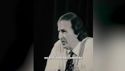 El emotivo recuerdo de la AFA a Menotti: "Jamás negué el juego a un jugador mío"