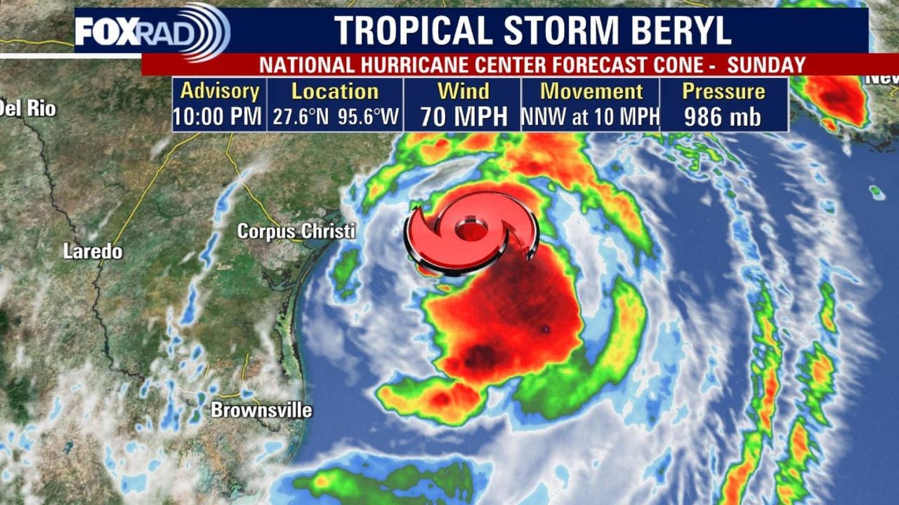 Hurricane Beryl tracker update: Path; Houston, Texas impacts; watches, warnings