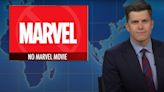 Colin Jost Jokes About How Lack of Marvel Movies Releasing This Year Affects His Own Finances