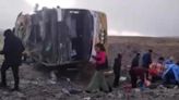 Ayacucho: despiste de bus interprovincial deja 4 muertos y 22 heridos