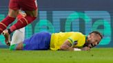 World Cup: Brazil star Neymar left with severely swollen sprained ankle in foul-plagued win over Serbia