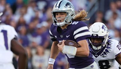 'He gives you nightmares': The unlimited potential of Kansas State's lavender-Stingray=driving QB, Avery Johnson