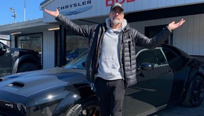 Actor Jeffrey Dean Morgan Loves His Hellcat